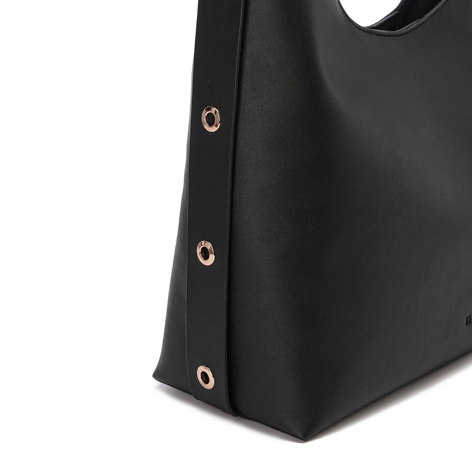 Black | Leather Bag With Eyelets (New✨✨)