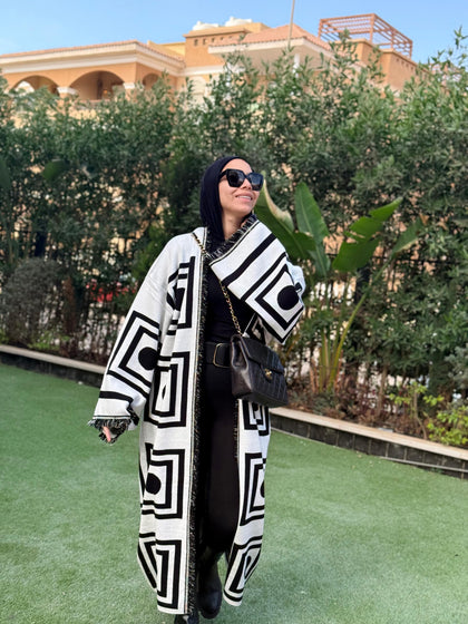 Off White x Black Knit Cardigan