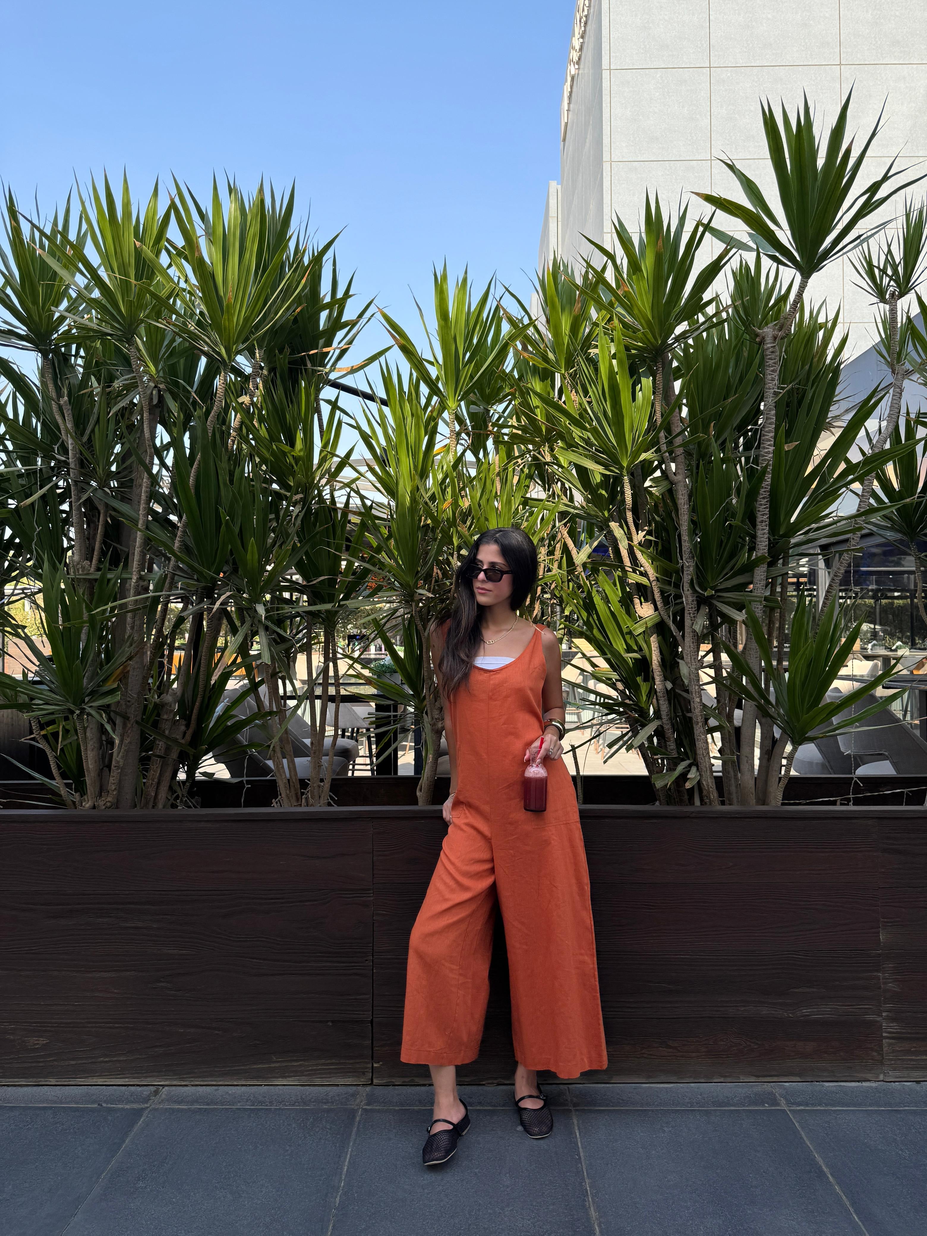 Dark Orange | Jump suit