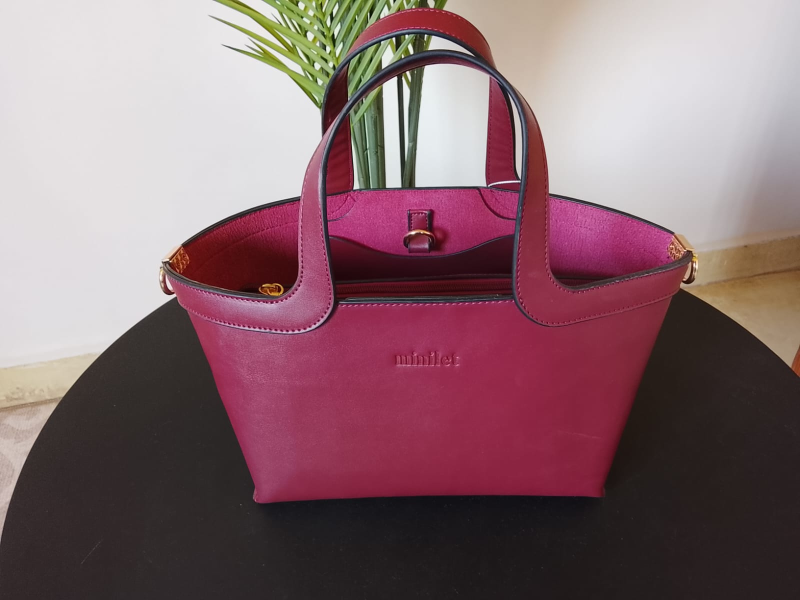 Burgundy | mini bag in bag  (Zero Waste 🌿)