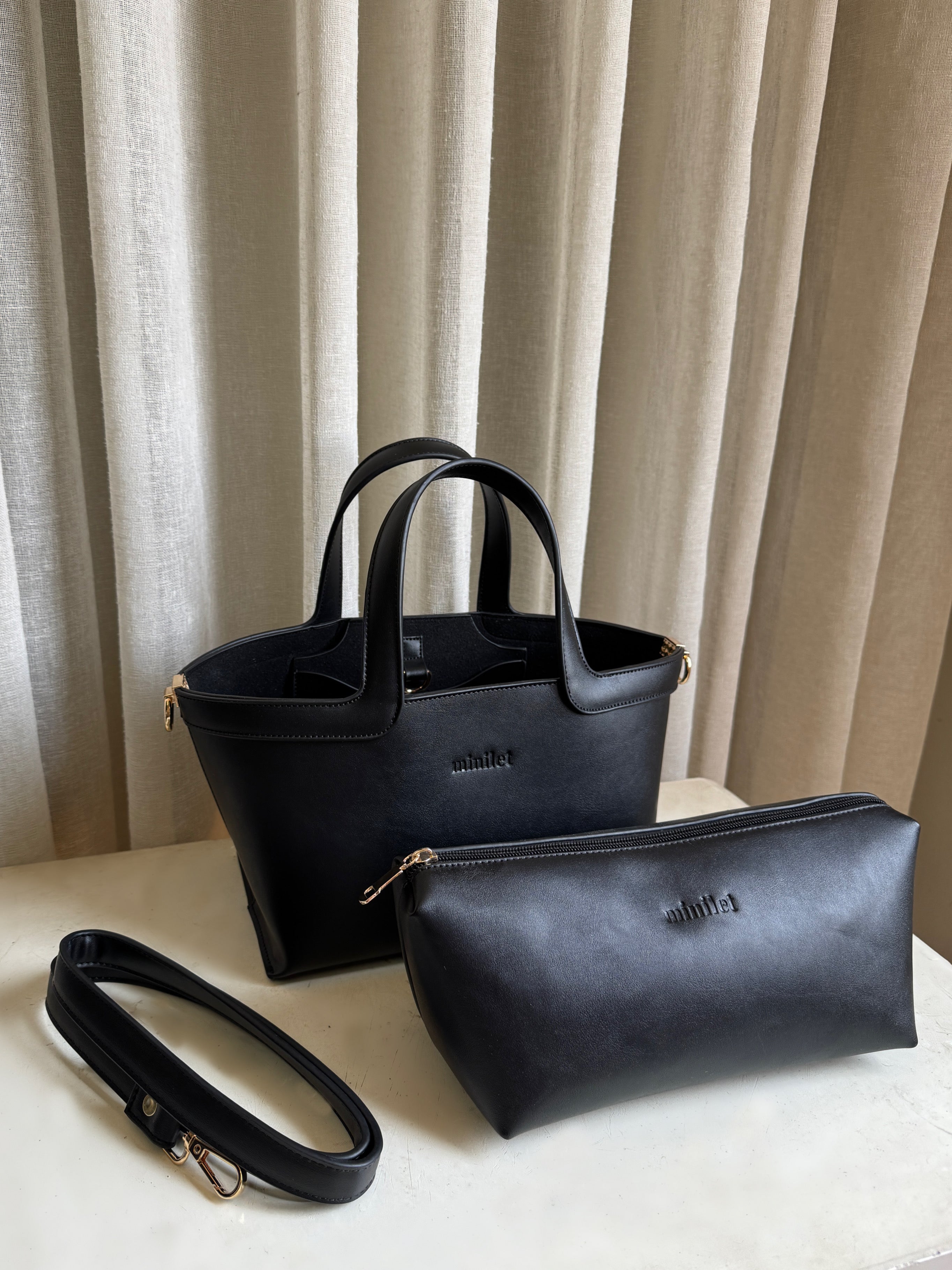 Black | mini bag in bag (New⚡️)