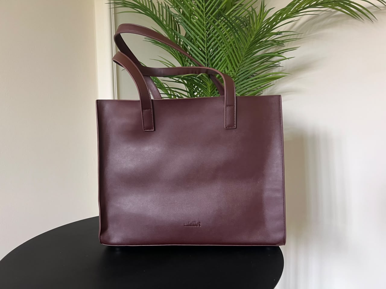 Dark Brown | Large Basic Tote(Zero Waste 🌿)