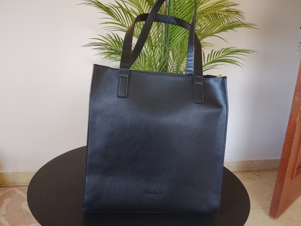 Black | Basic Tote With a Zipper (Zero Waste 🌿)