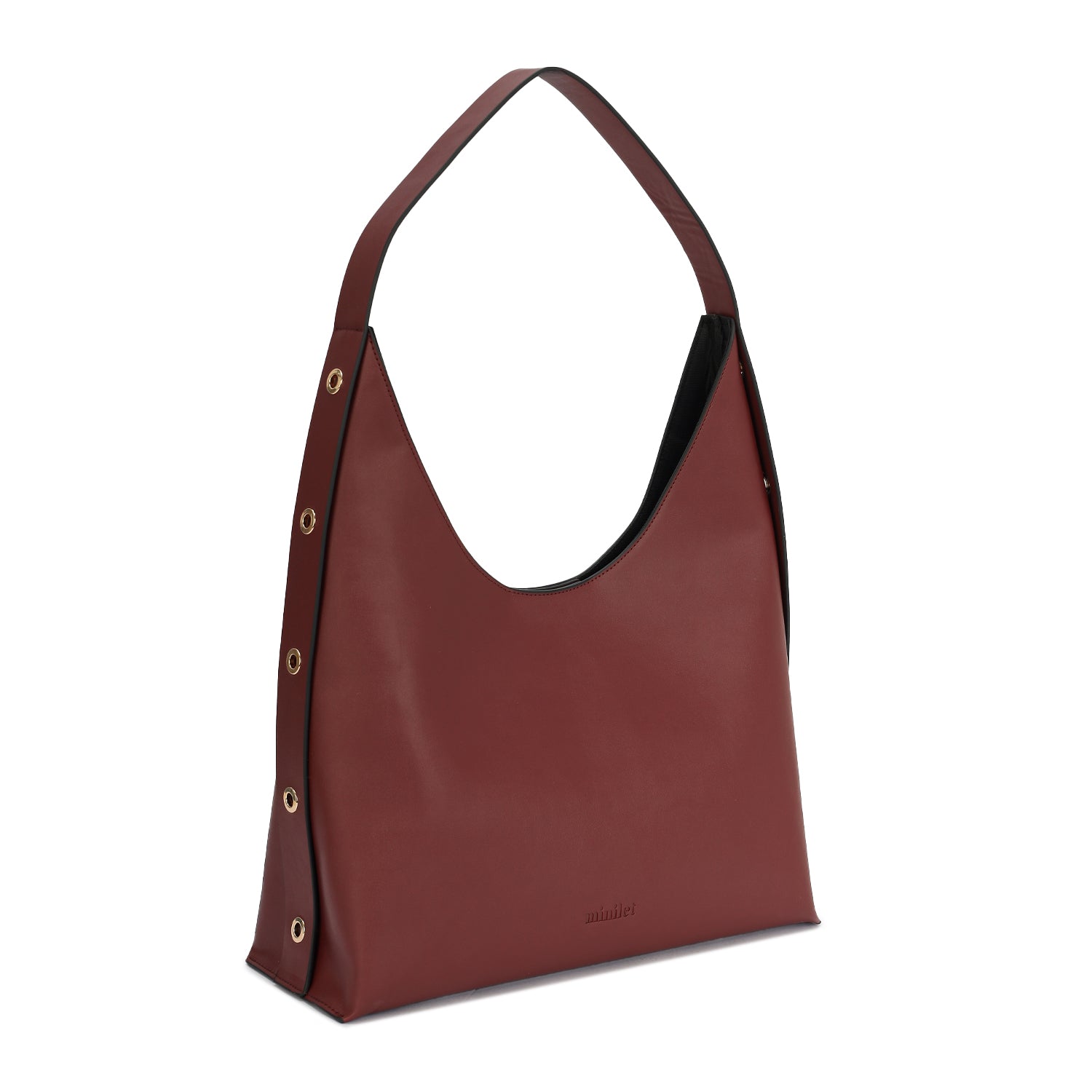 Leather Bag With Eyelets