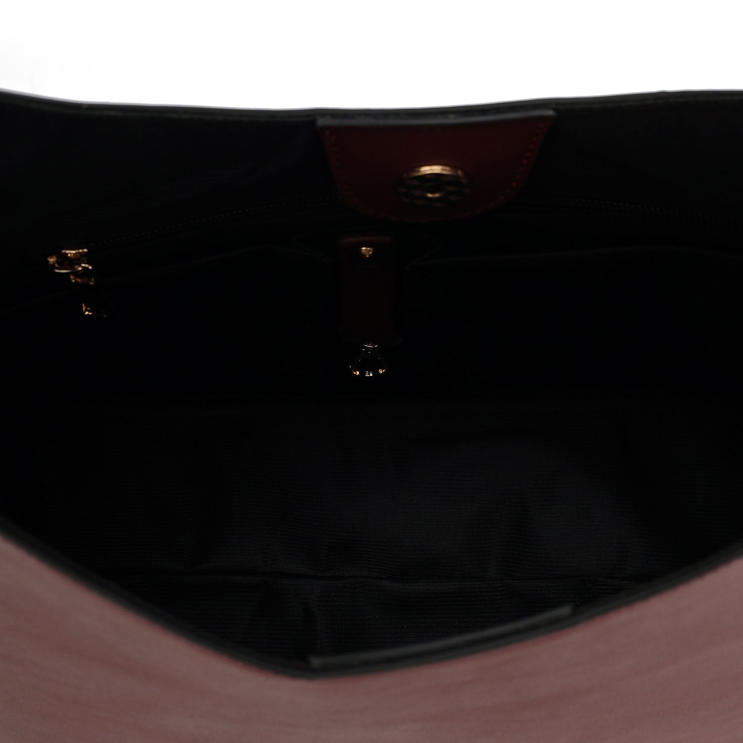 Leather Bag With Eyelets