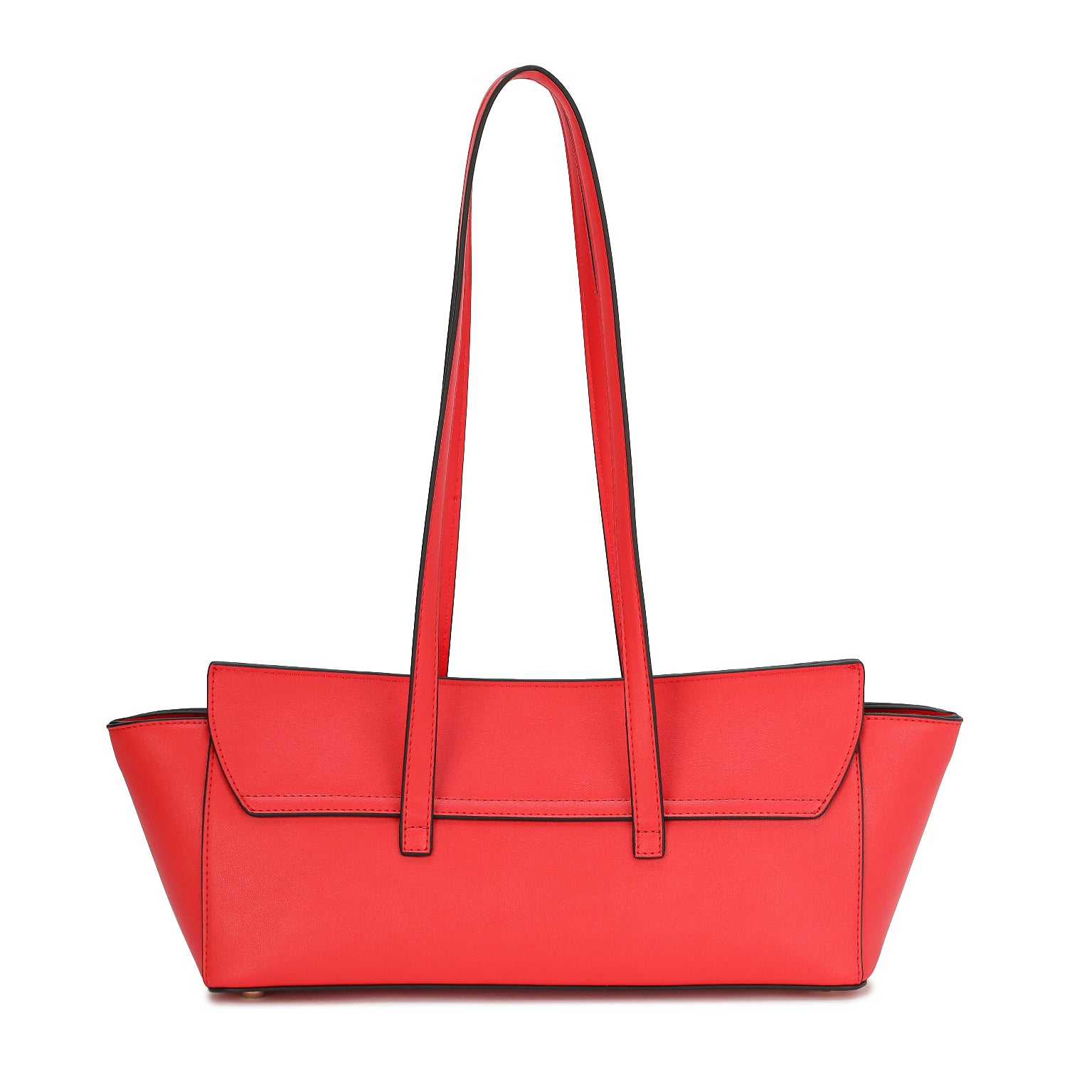 Leather Shoulder Bag in Bag
