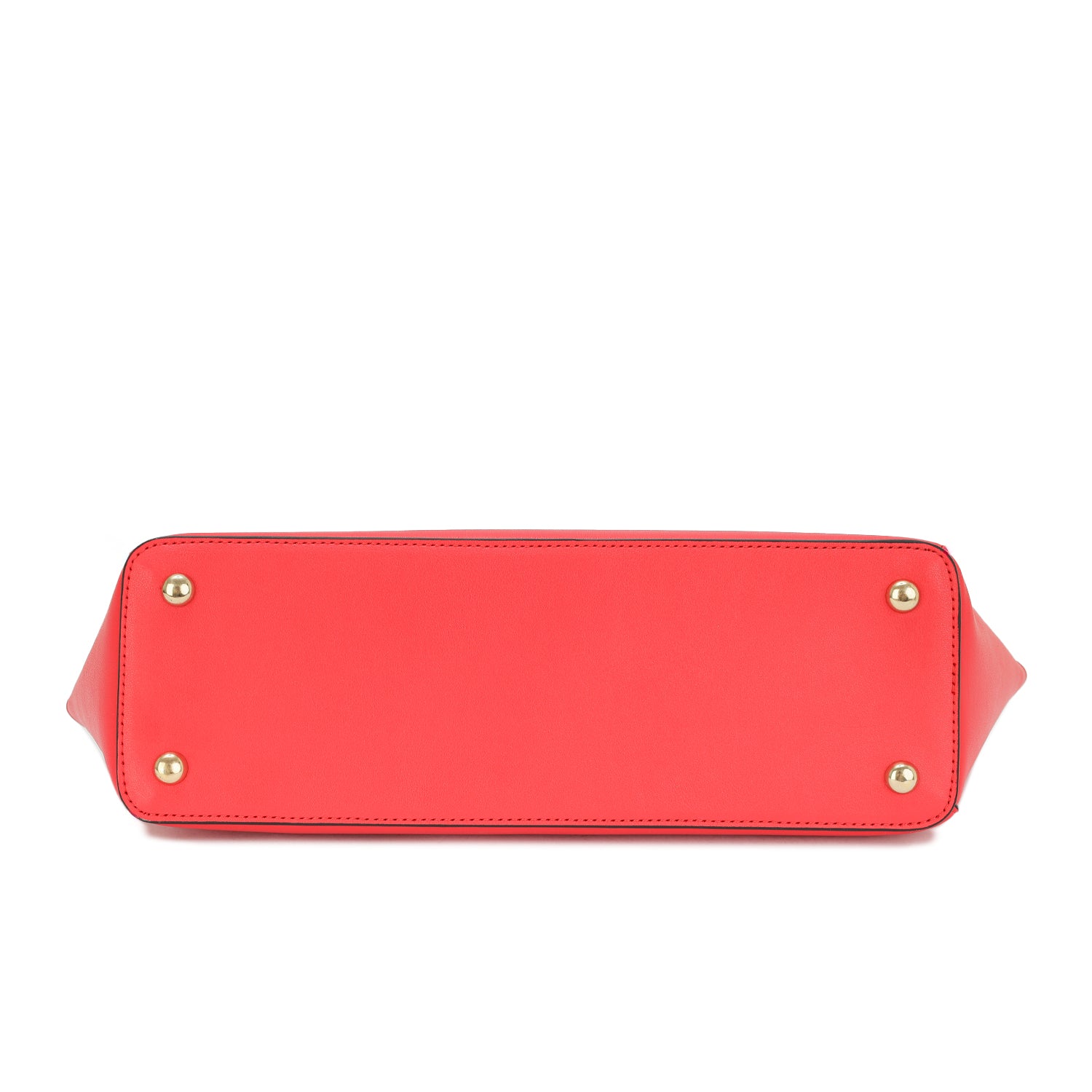 Leather Shoulder Bag in Bag