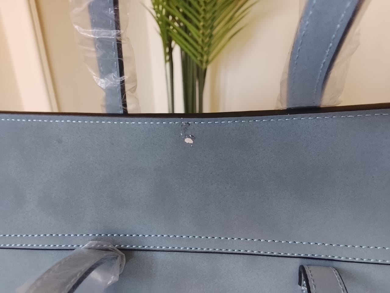 Blue| Suede Shoulder Bag (Zero Waste 🌿)