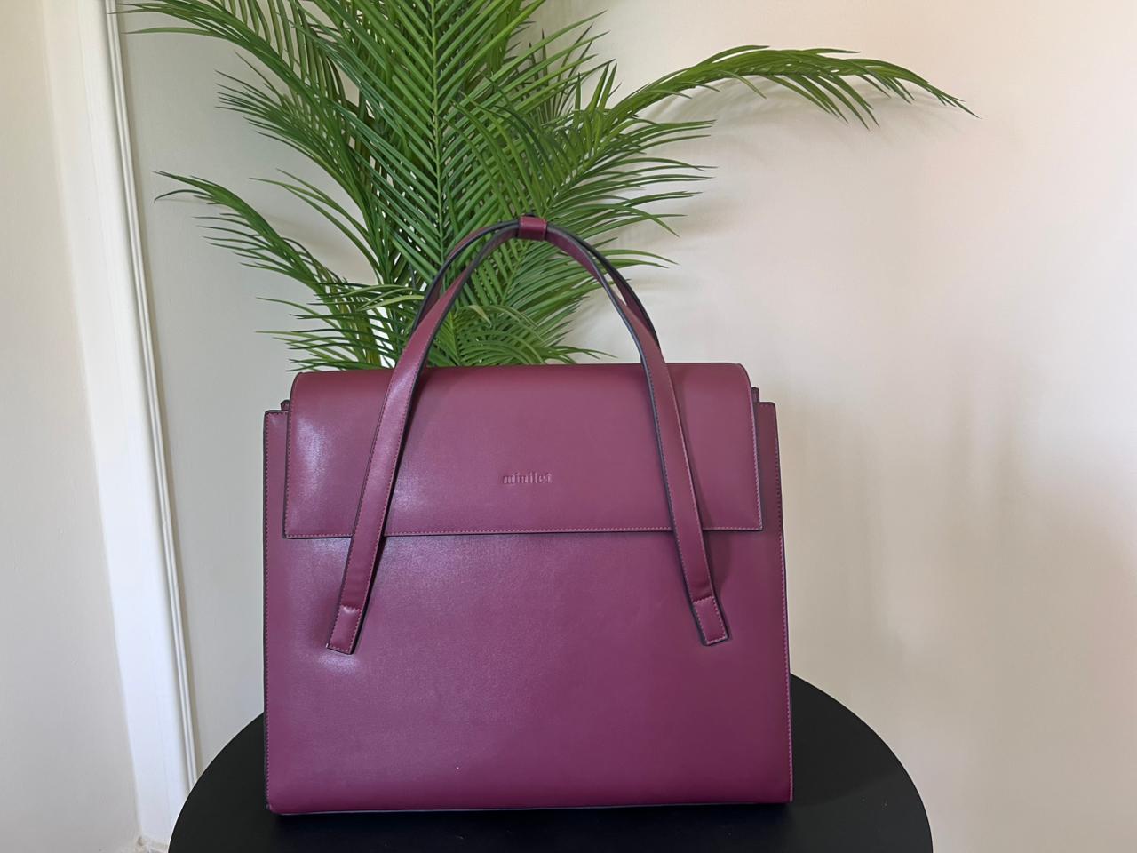 Burgundy  | Work Bag (Zero Waste 🌿)