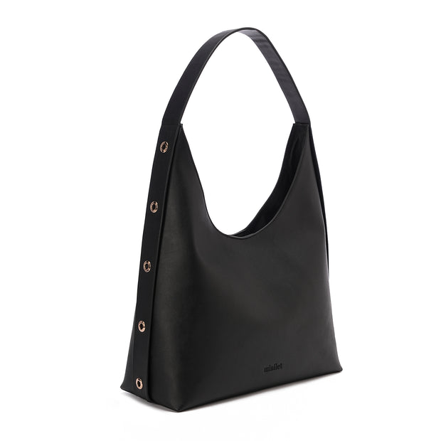 Leather Bag With Eyelets
