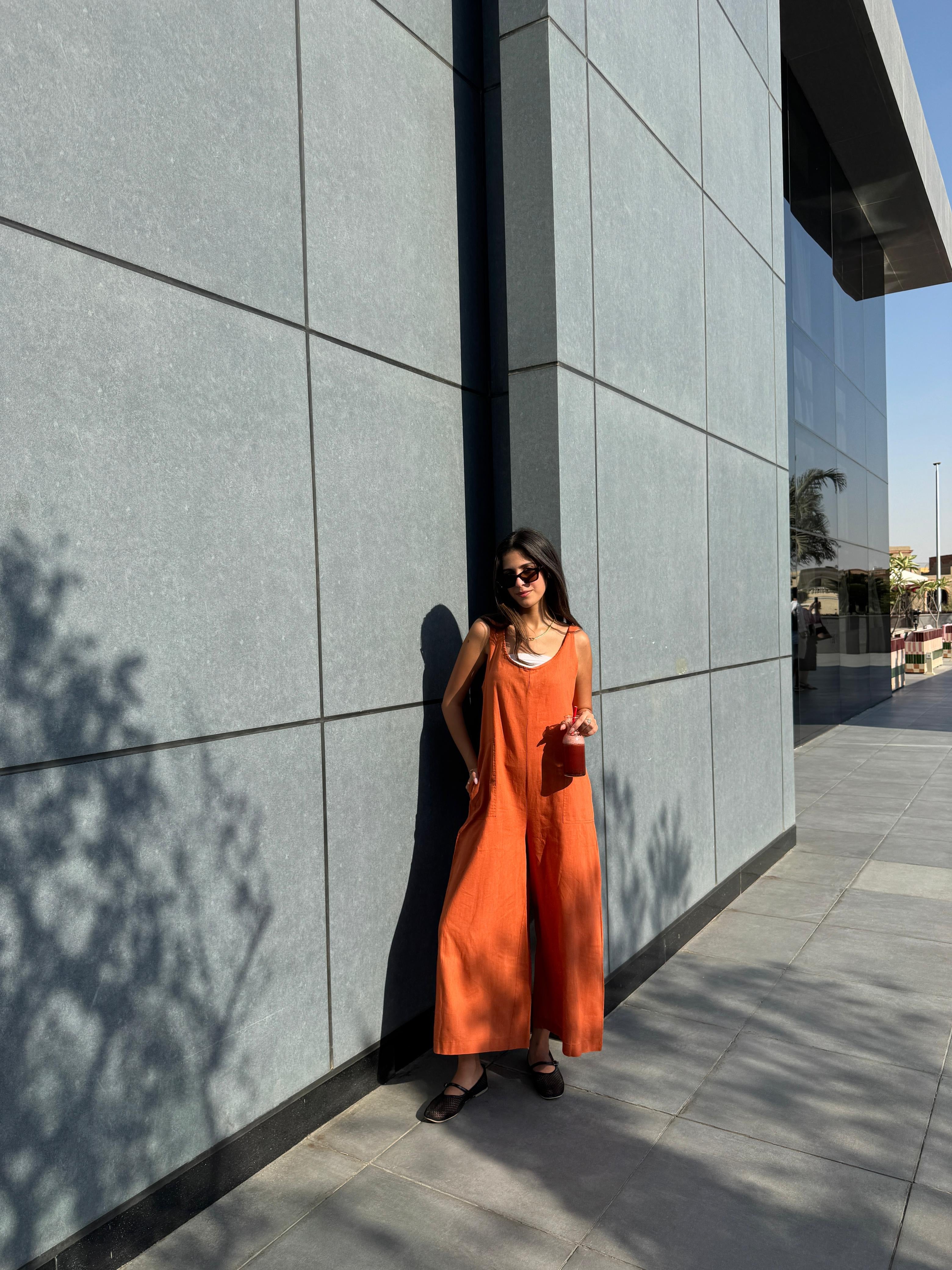 Dark Orange | Jump suit