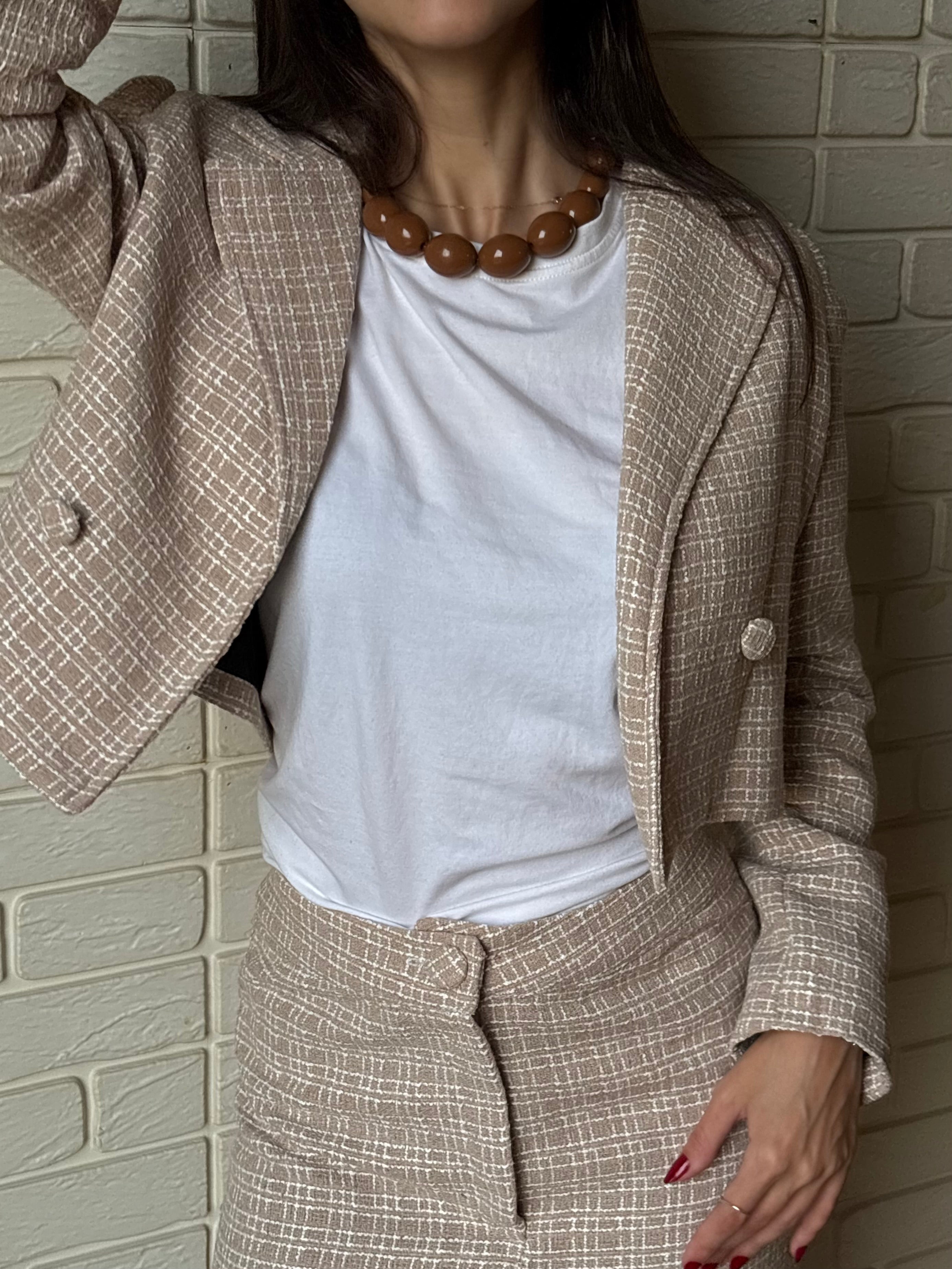 Tweed Blazer Set