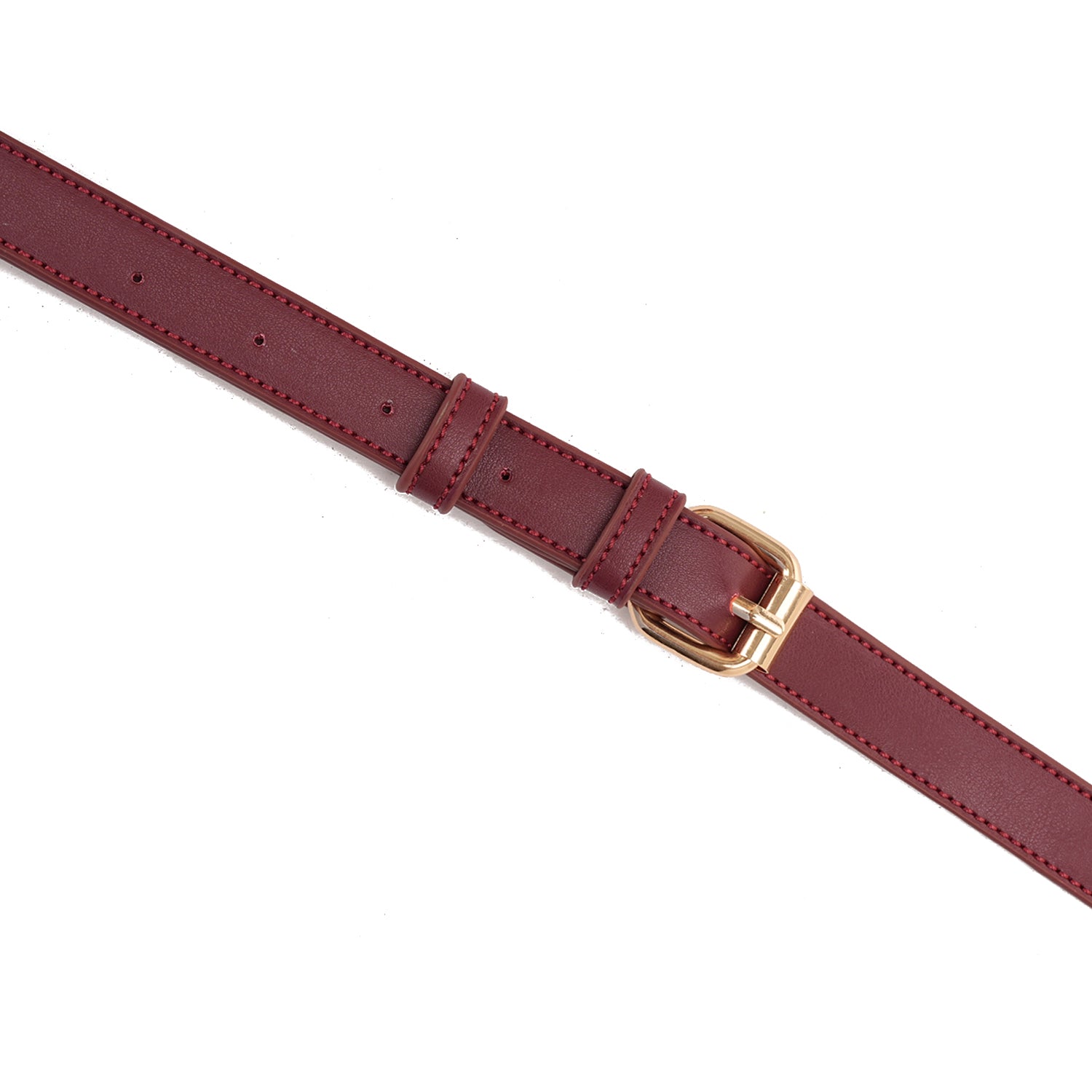 Burgundy | The triangular crossbody Bag