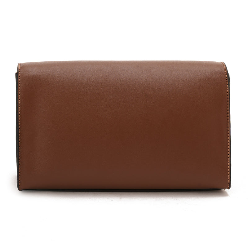 Brown | The triangular crossbody Bag