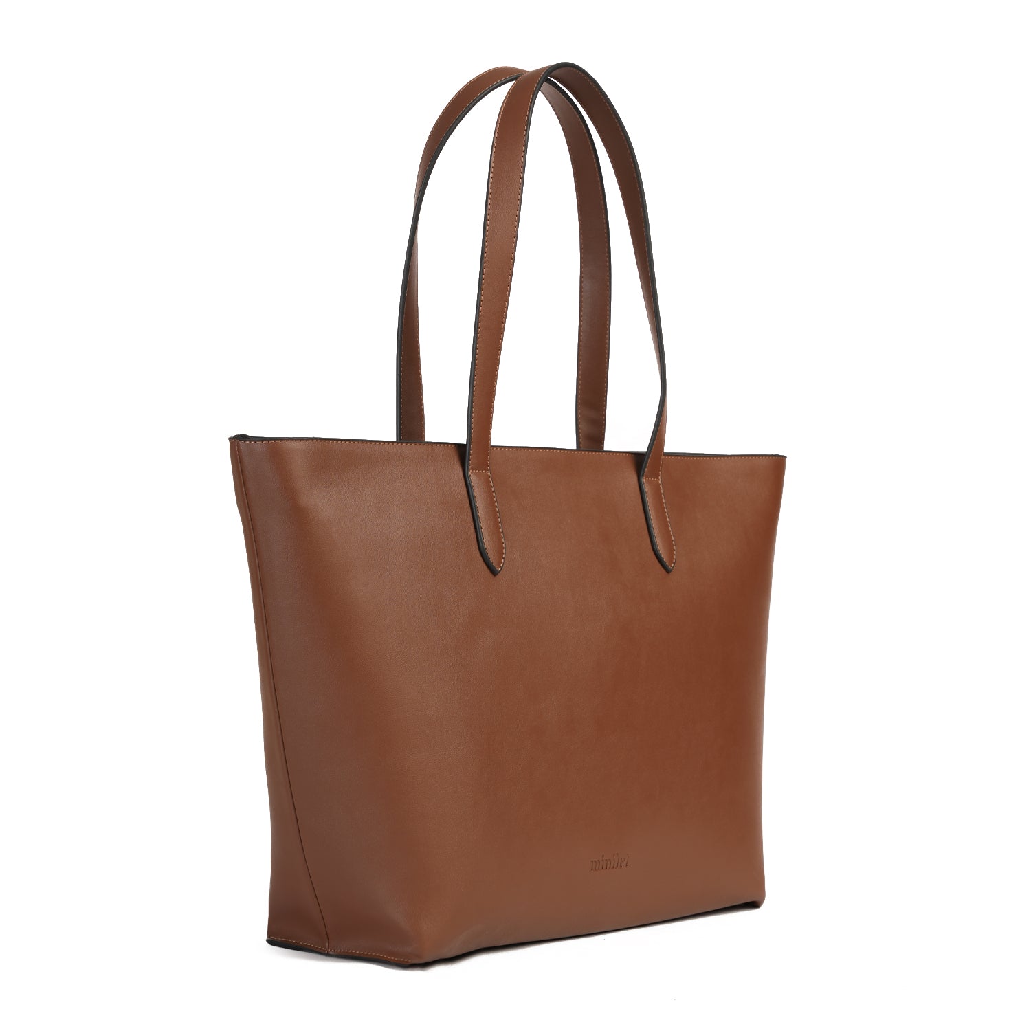 Brown | Zipper Classic Tote