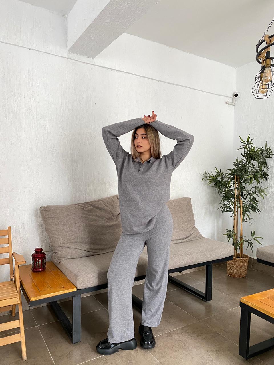 Grey | Comfy knit Set