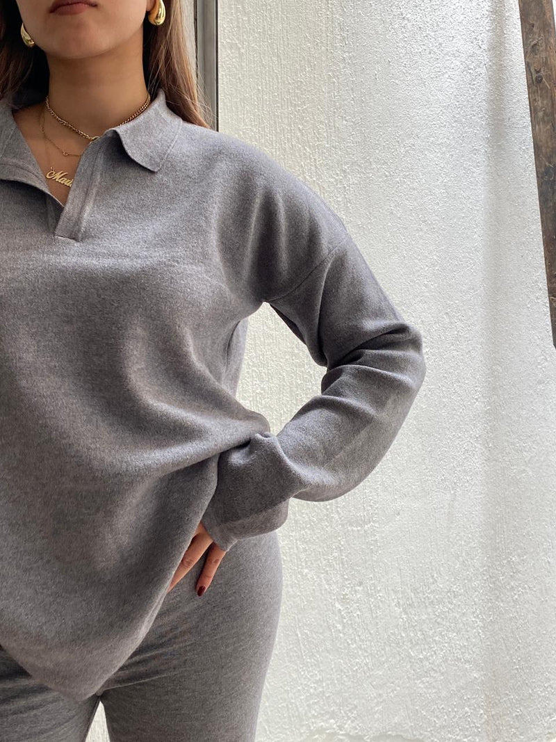 Grey | Comfy knit Set