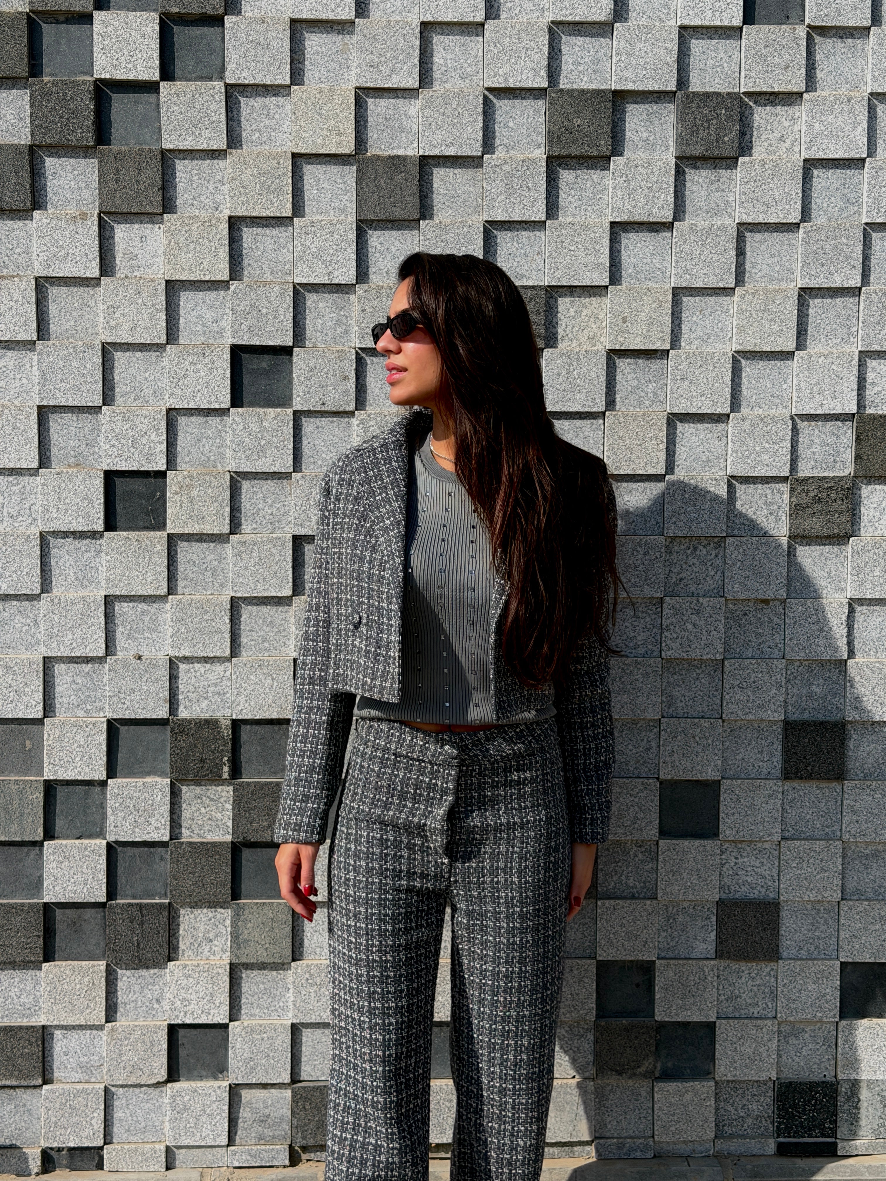 Tweed Blazer Set