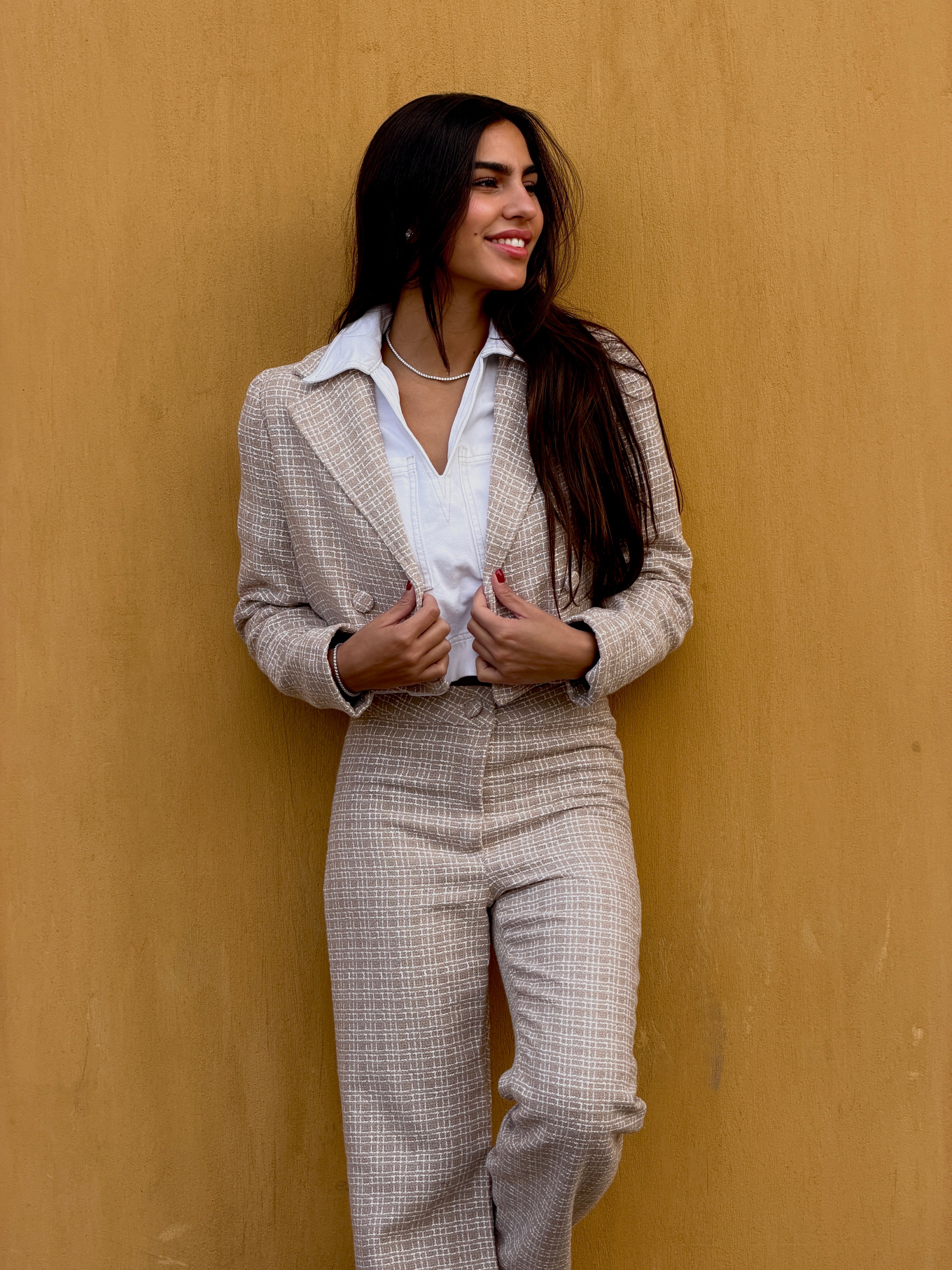Tweed Blazer Set