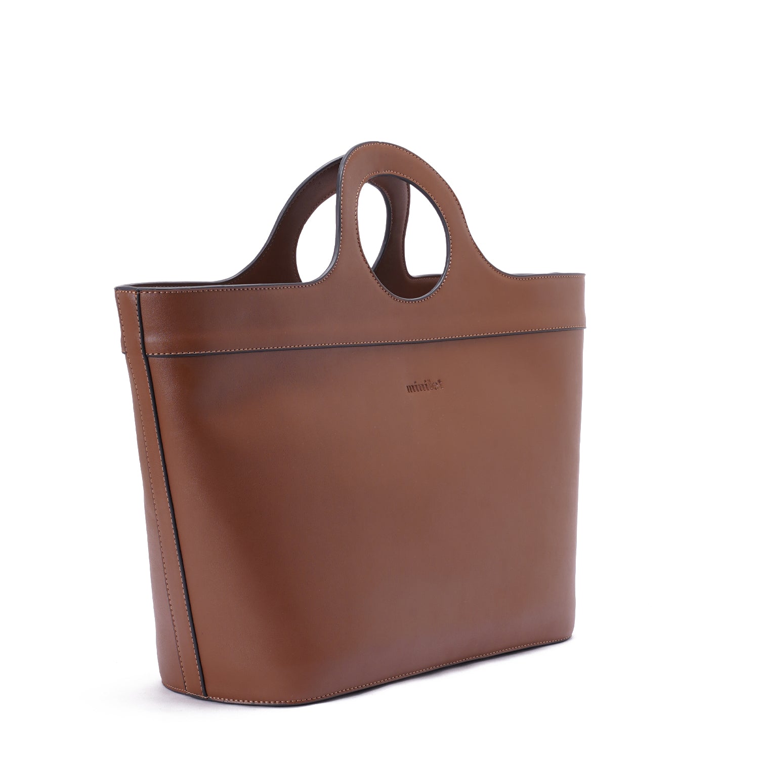 Brown | Basket Leather Bag