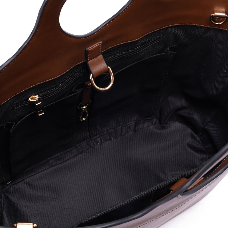 Brown | Basket Leather Bag