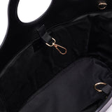 Black | Basket Leather Bag