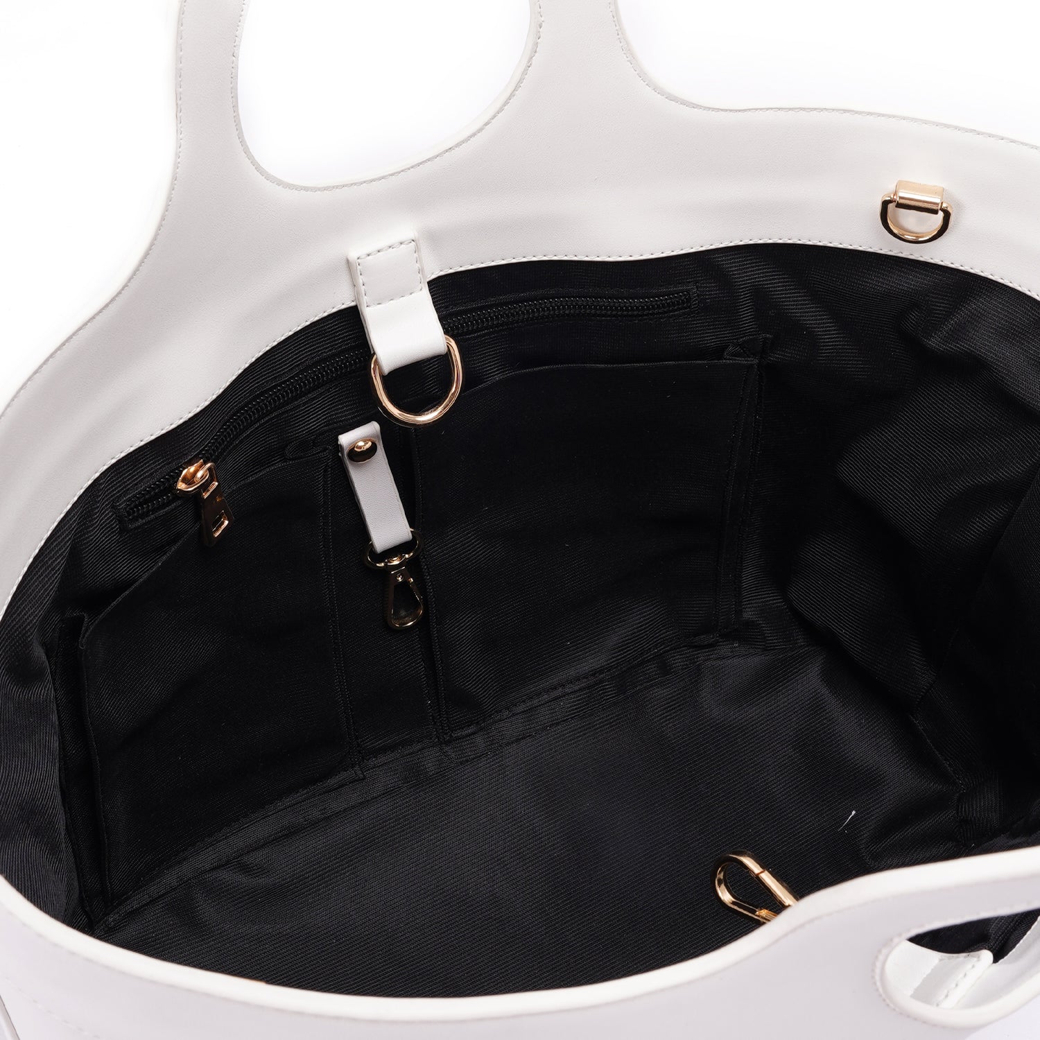 White | Basket Leather Bag