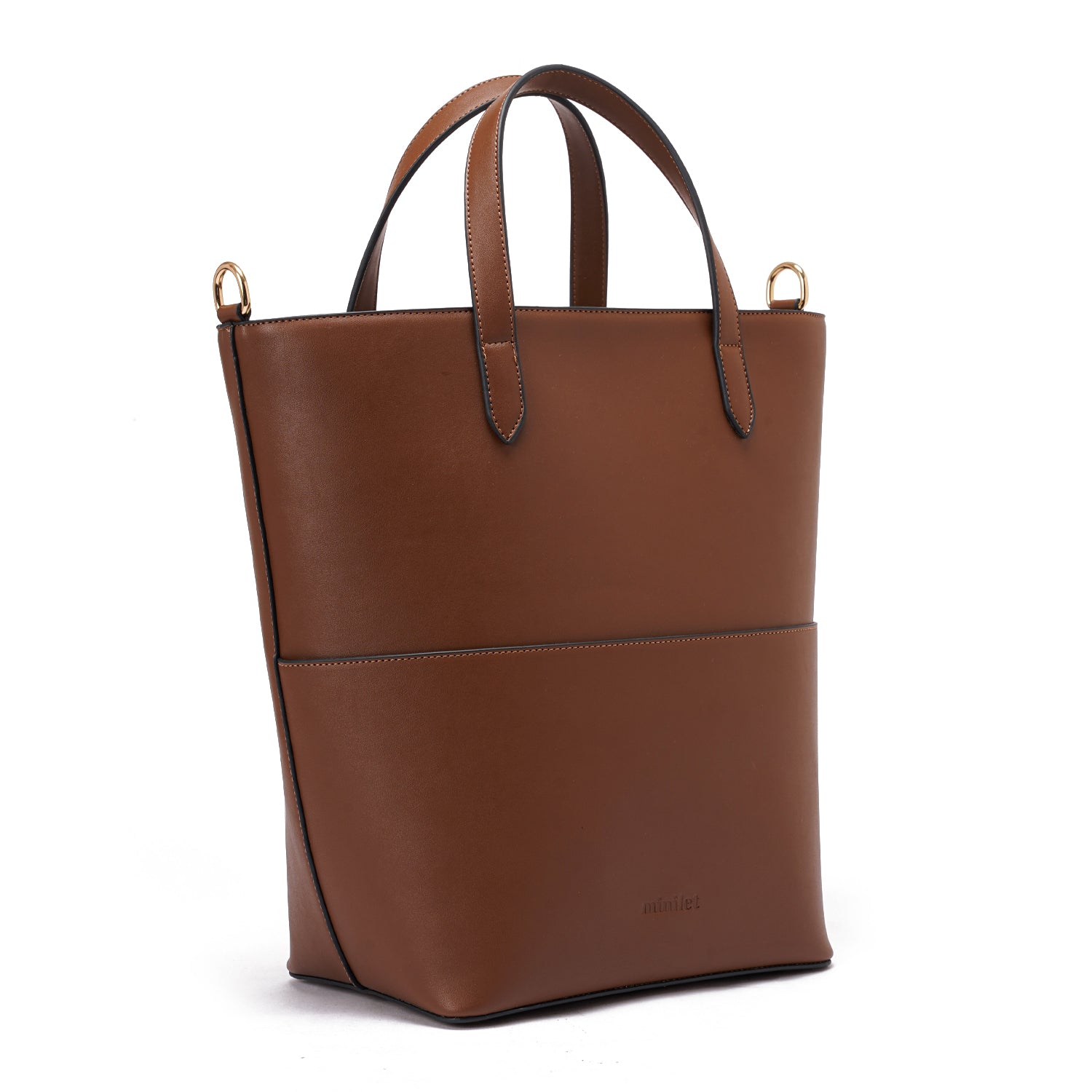 Brown | Bucket Tote Bag
