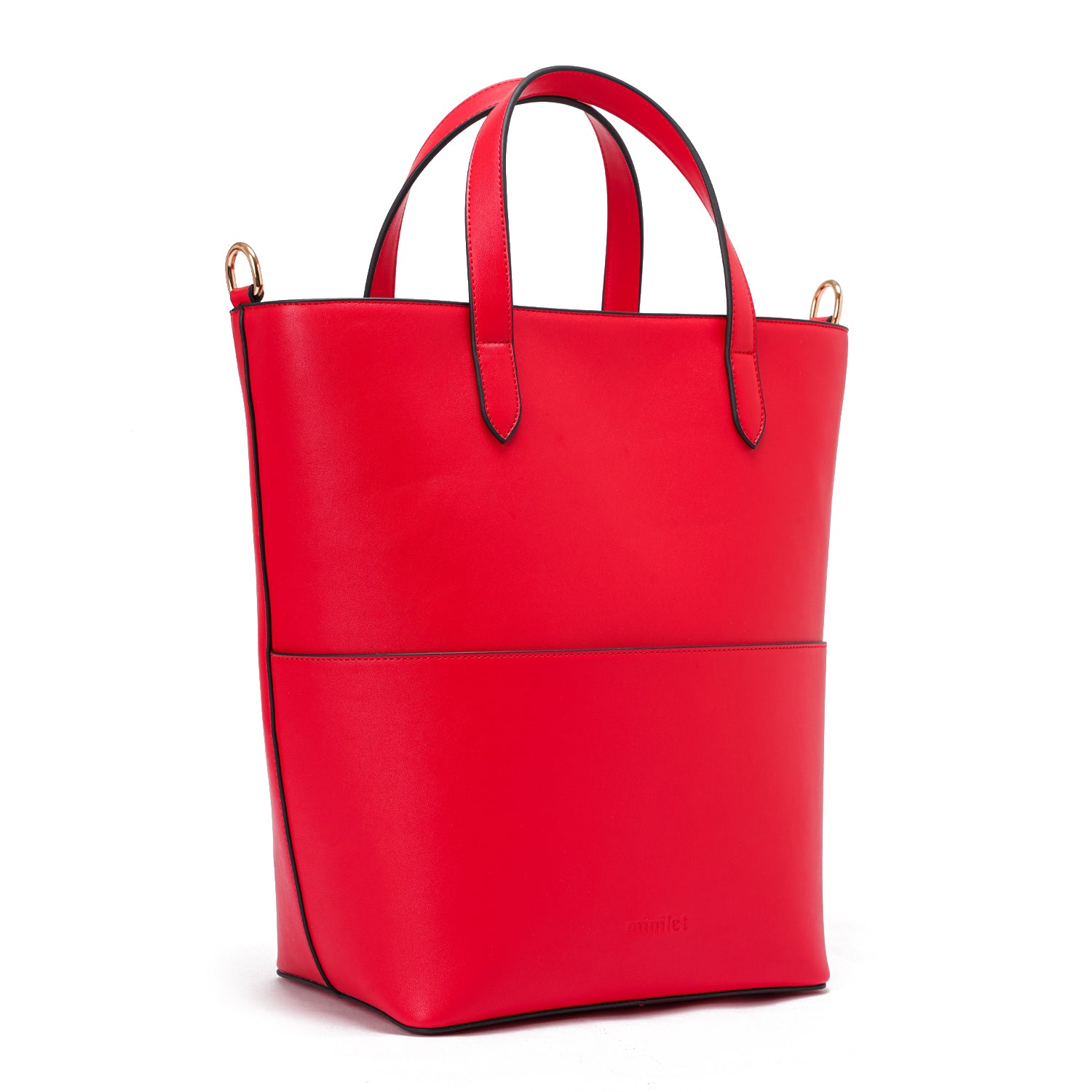 Red | Bucket Tote Bag – minilet