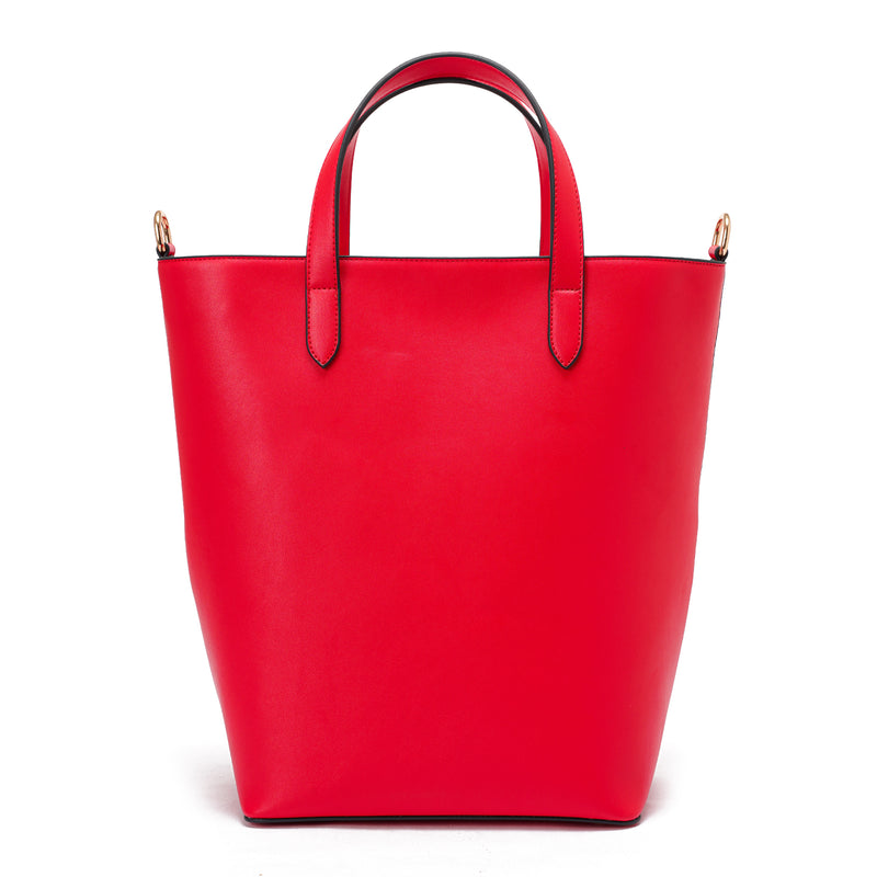 Red | Bucket Tote Bag