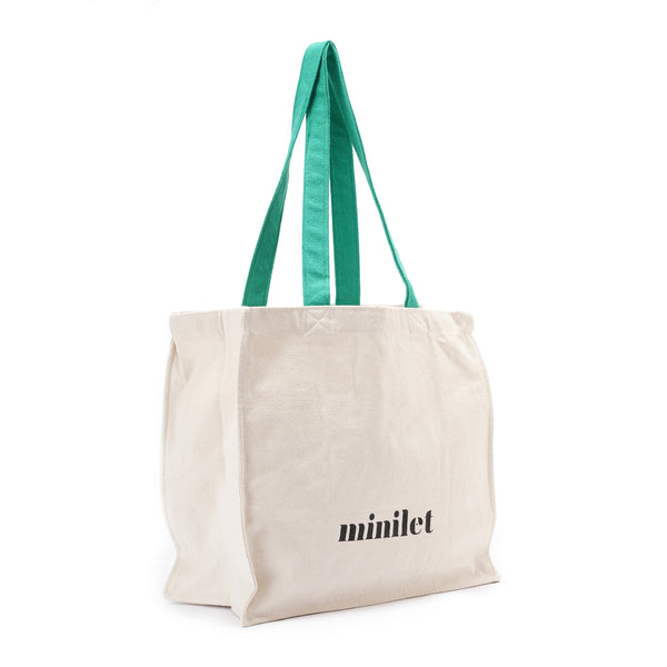 Green x Off White | Canvas Shopping Tote