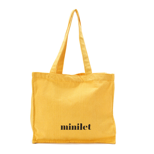 Yellow | Canvas Shopping Tote
