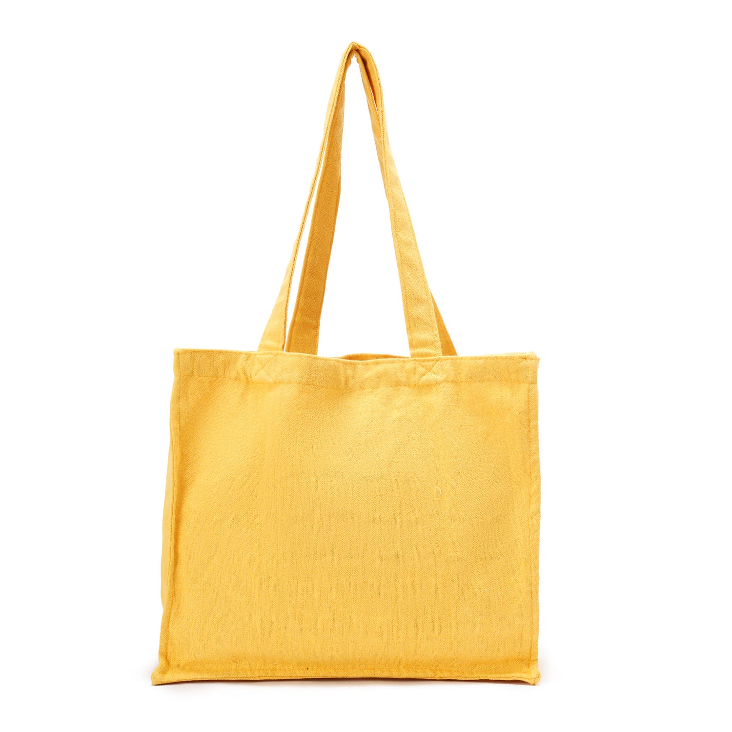 Yellow | Canvas Shopping Tote