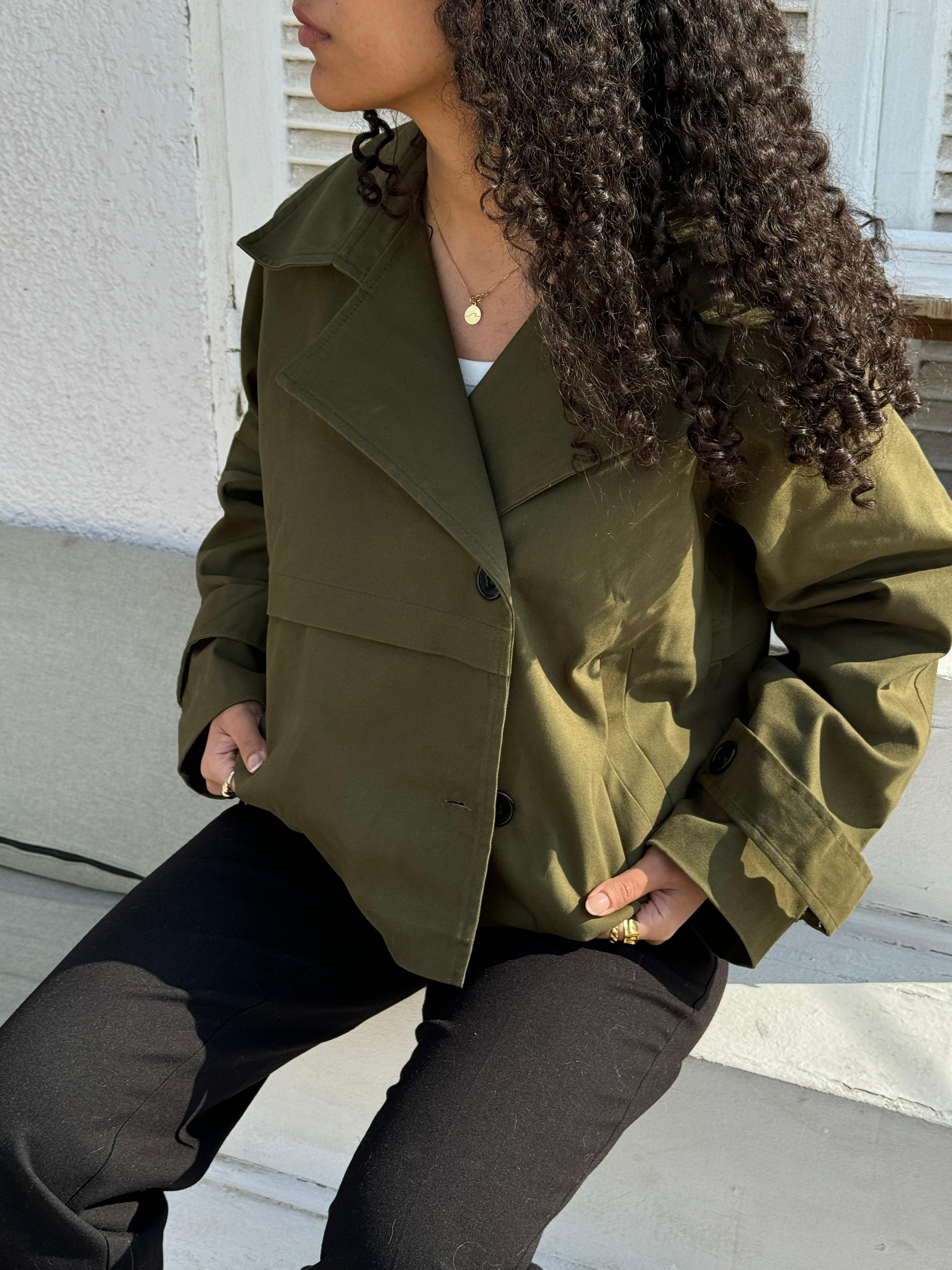 Olive | Trench Jacket