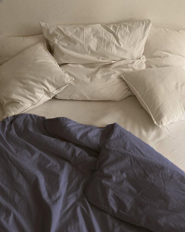 Dark Grey | Percale Duvet Cover Set