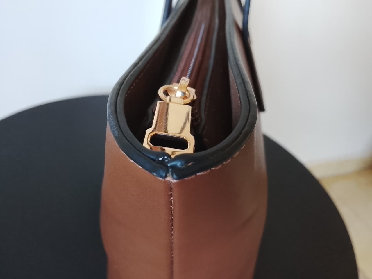 Brown | Zipper Classic Tote (Zero Waste 🌿)