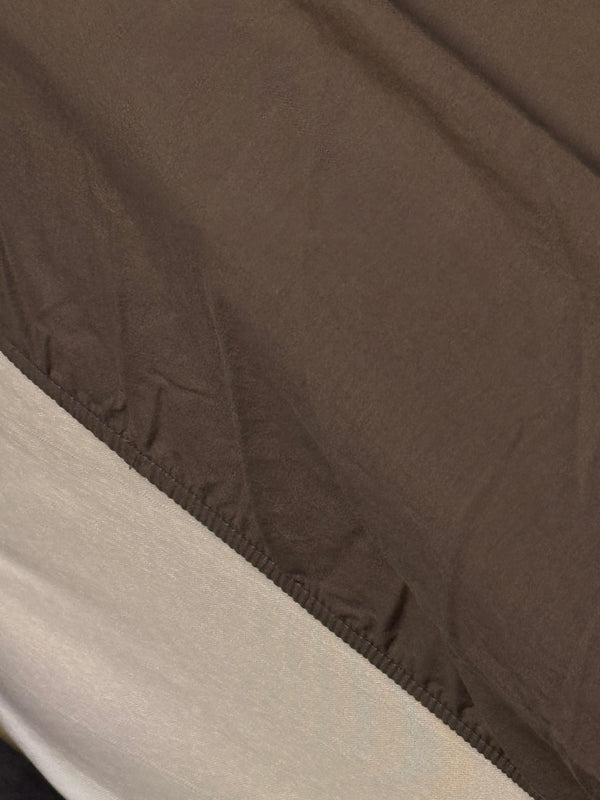 Dark Grey | Percale Fitted Sheet Set