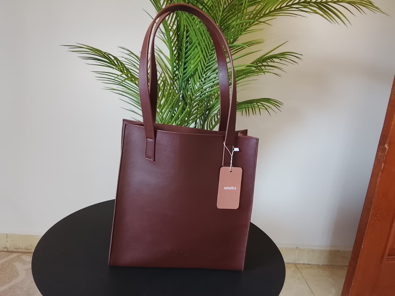Dark Brown | Basic Tote (Zero Waste 🌿)