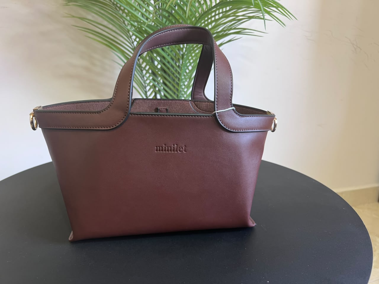 Dark Brown| mini bag in bag  (Zero Waste 🌿)