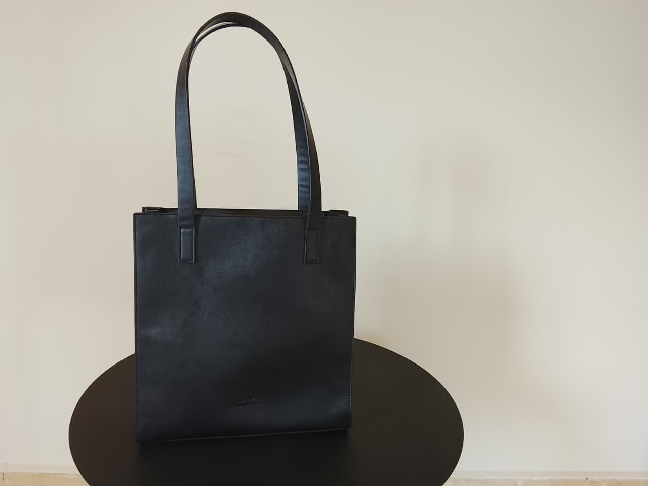 Black | Basic Tote With a Zipper (Zero Waste 🌿)