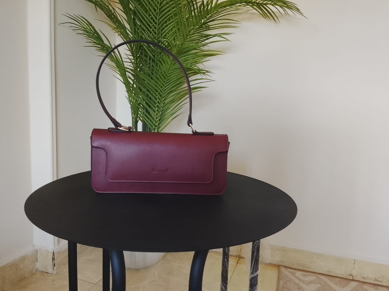 Burgundy | Shoulder Bag (Zero Waste 🌿)
