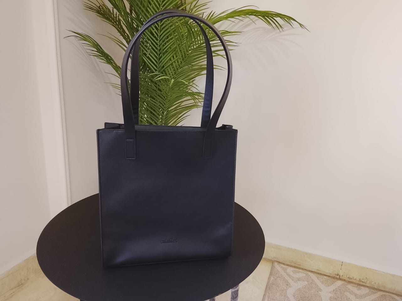 Black | Basic Tote With a Zipper(New ✨) (Zero Waste 🌿)