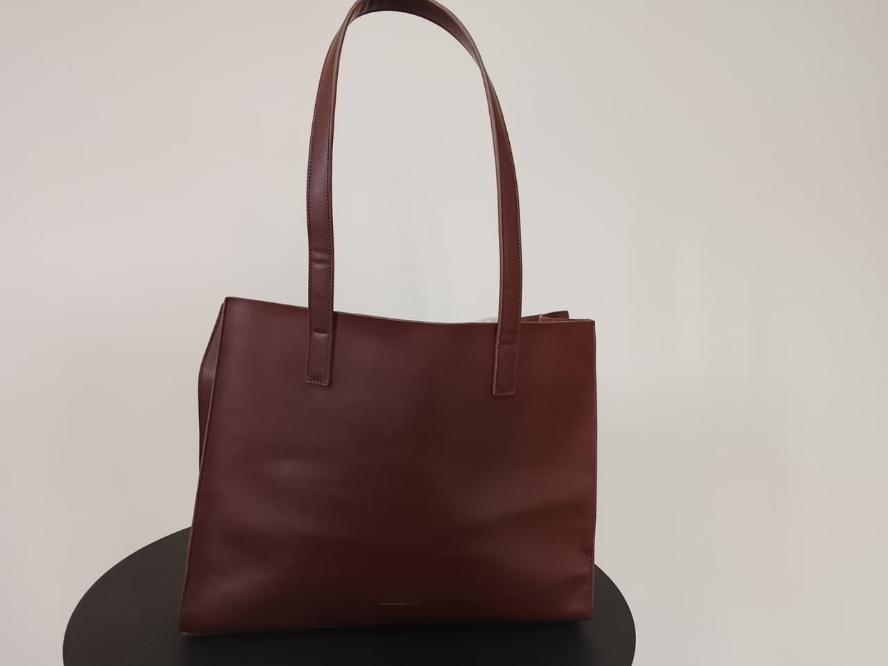 Dark Brown | Large Basic Tote(Zero Waste 🌿)