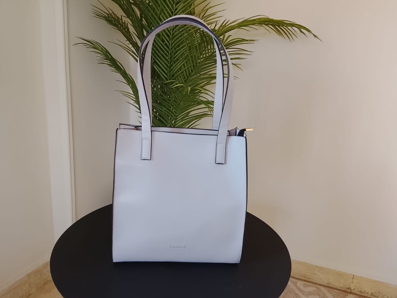 Grey | Basic Tote With a Zipper(New ✨) (Zero Waste 🌿)