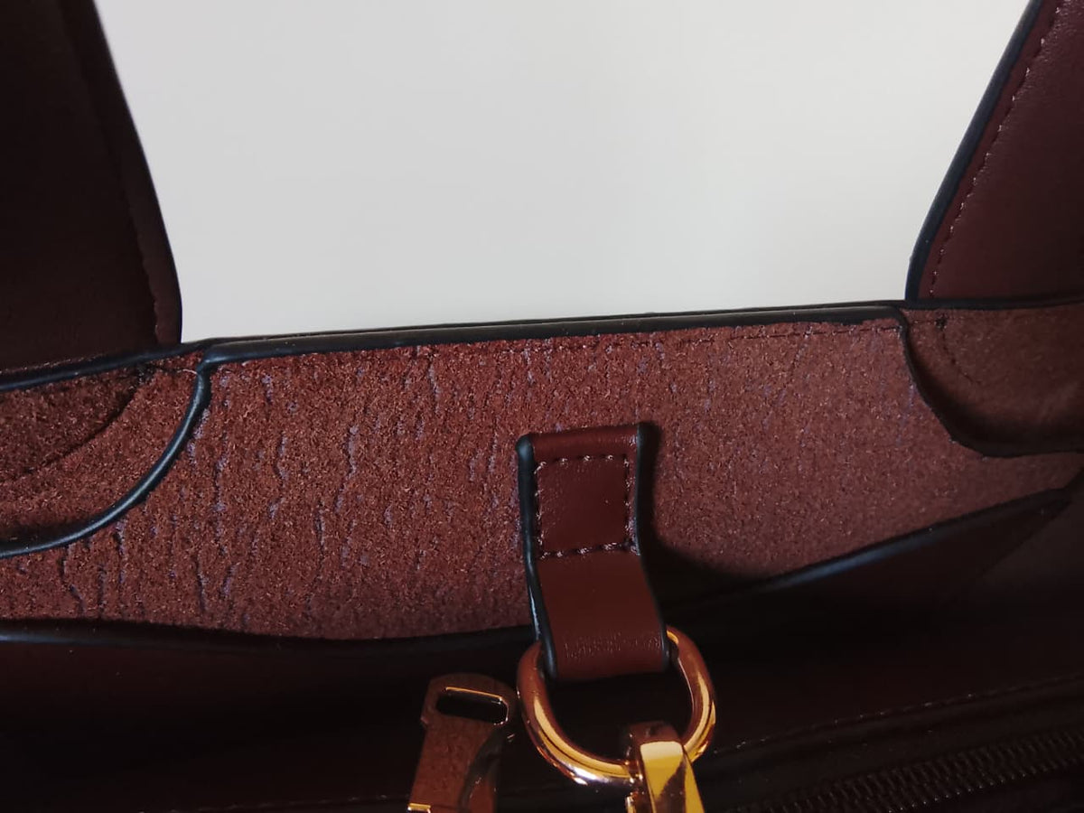 Dark Brown| mini bag in bag  (Zero Waste 🌿)