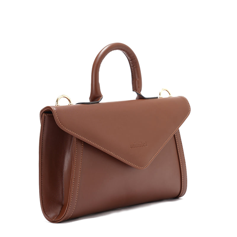 Brown | Leather Crossbody Bag