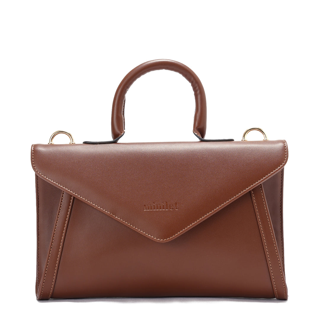 Brown | Leather Crossbody Bag