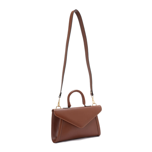 Brown | Leather Crossbody Bag