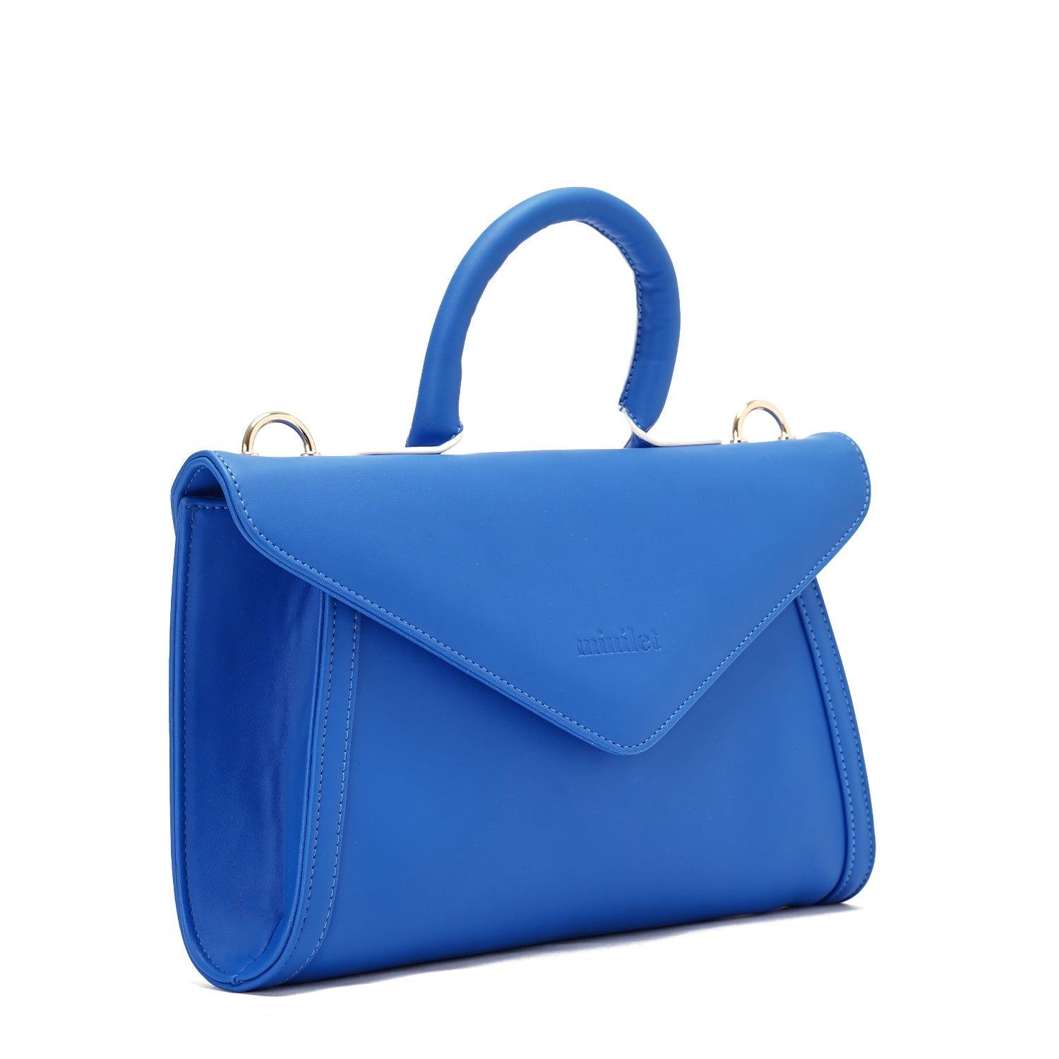 Blue | Leather Crossbody Bag