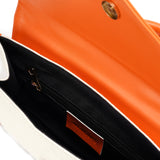 Orange x Offwhite | Leather & Canvas Crossbody Bag